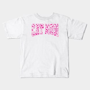 Dainty Valentine Cat Mom Kids T-Shirt